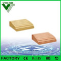 good quality cedar wood sauna mat pillow headrest from vigor company